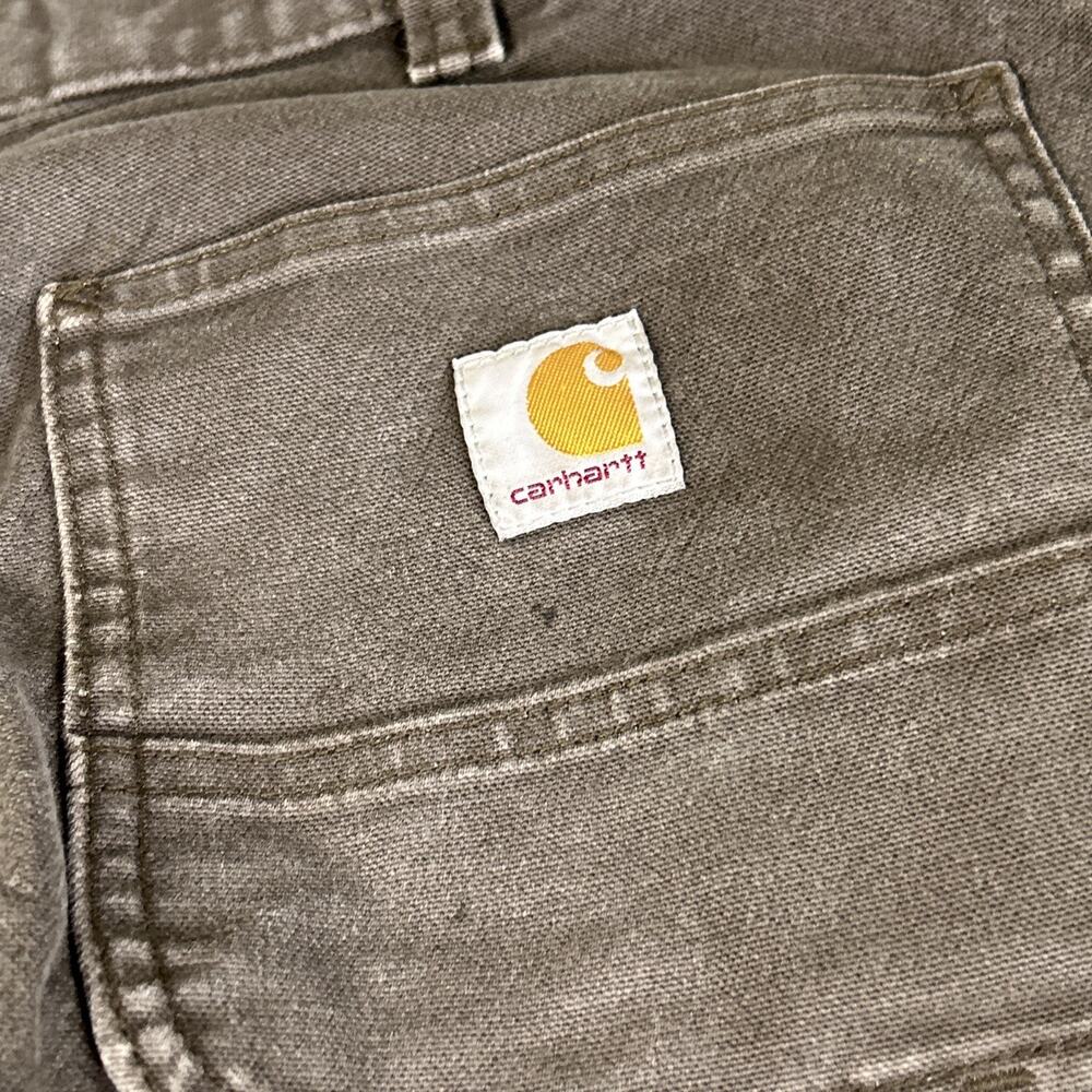 Y2K 2000s Carhartt Double Knee Beyond Baggy Jeans 33x30 Hamilton Wide Loose 3334 - Picture 7 of 16